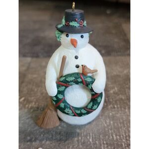 Hallmark Christmas snowman 1996 ornament Xmas decor